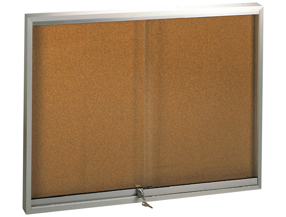 VITRINA DE ANUNCIOS MOLDURA DE ALUMINIO 200X100 CM