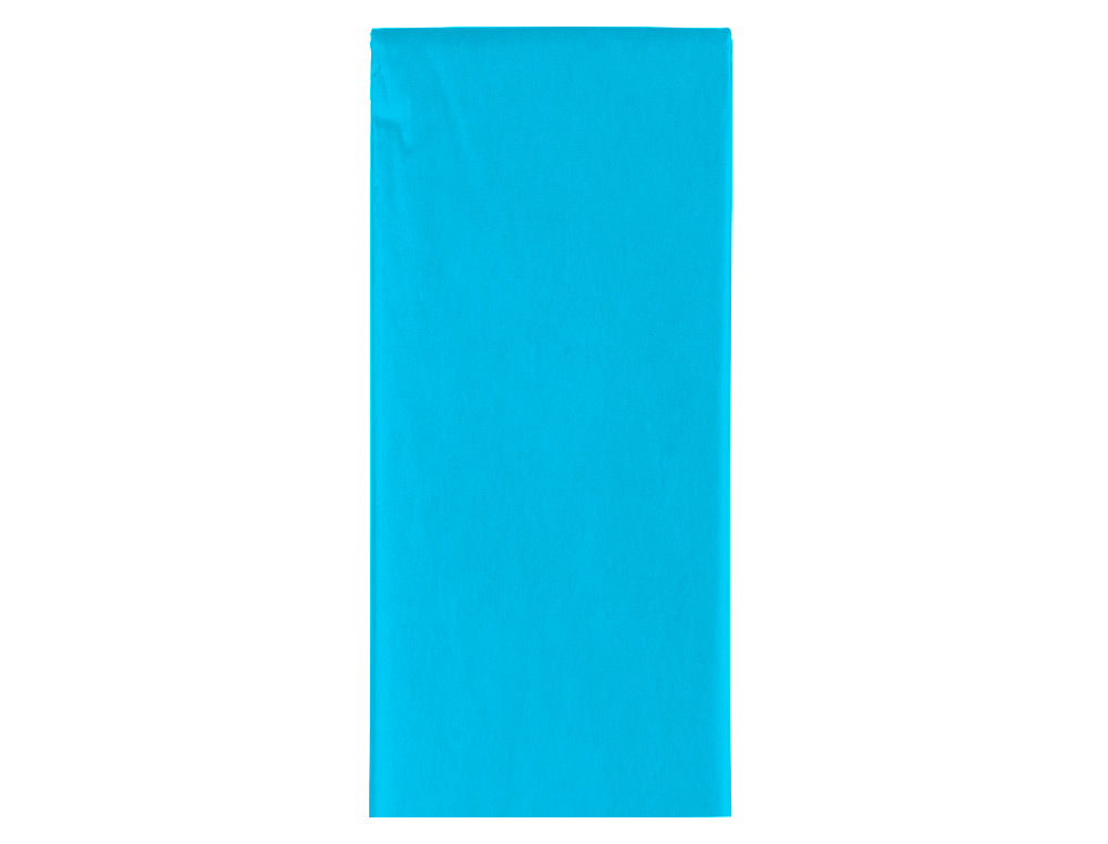 PAPEL SEDA LIDERPAPEL 52 X 76 CM 18 GR CELESTE