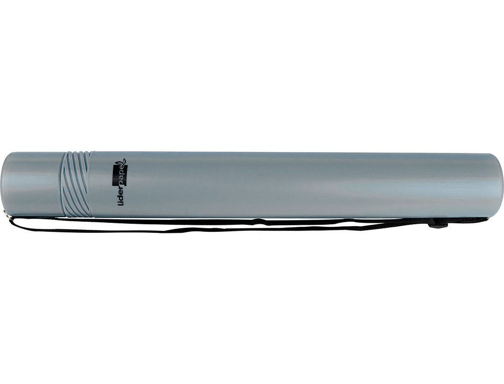 TUBO PORTA DESENHOS EXTENSIVEL 80 CM CINZA
