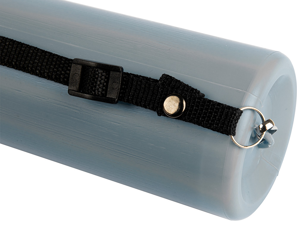 TUBO PORTA DESENHOS EXTENSIVEL 80 CM CINZA