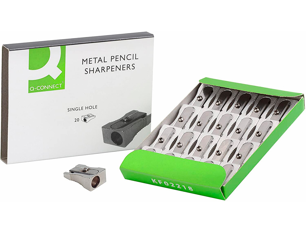 APARA LAPIS Q-CONNECT DE UM USO COM CORPO EM ALUMINIO
