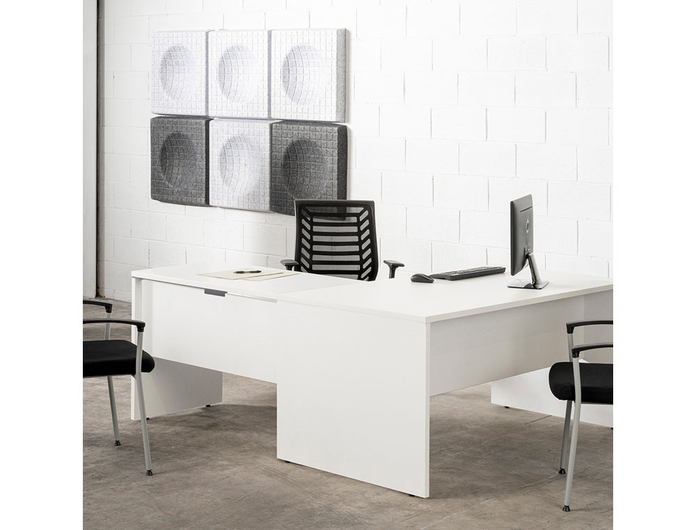 MESA DE ESCRITORIO ROCADA SERIE WORK 1200 X 600 MM ACABAMENTO FAIA