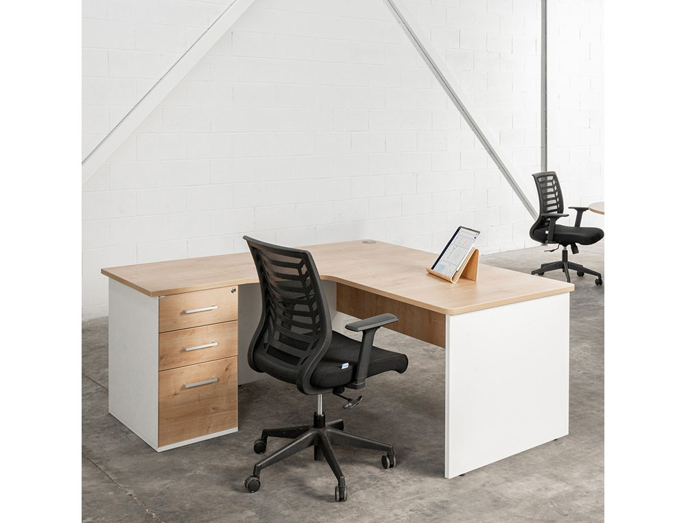 MESA DE ESCRITORIO ROCADA SERIE WORK 1200 X 600 MM ACABAMENTO FAIA