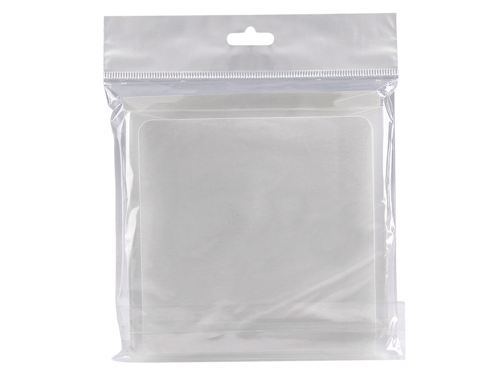 BOLSA PARA CD Q-CONNECT POLIPROPILENO AUTOADESIVA COM VELCRO BOLSA COM 5 UNIDADES