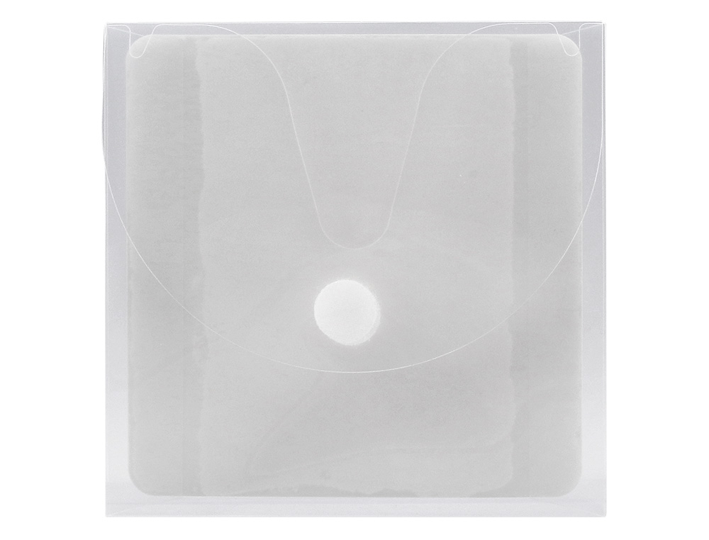 BOLSA PARA CD Q-CONNECT POLIPROPILENO AUTOADESIVA COM VELCRO BOLSA COM 5 UNIDADES