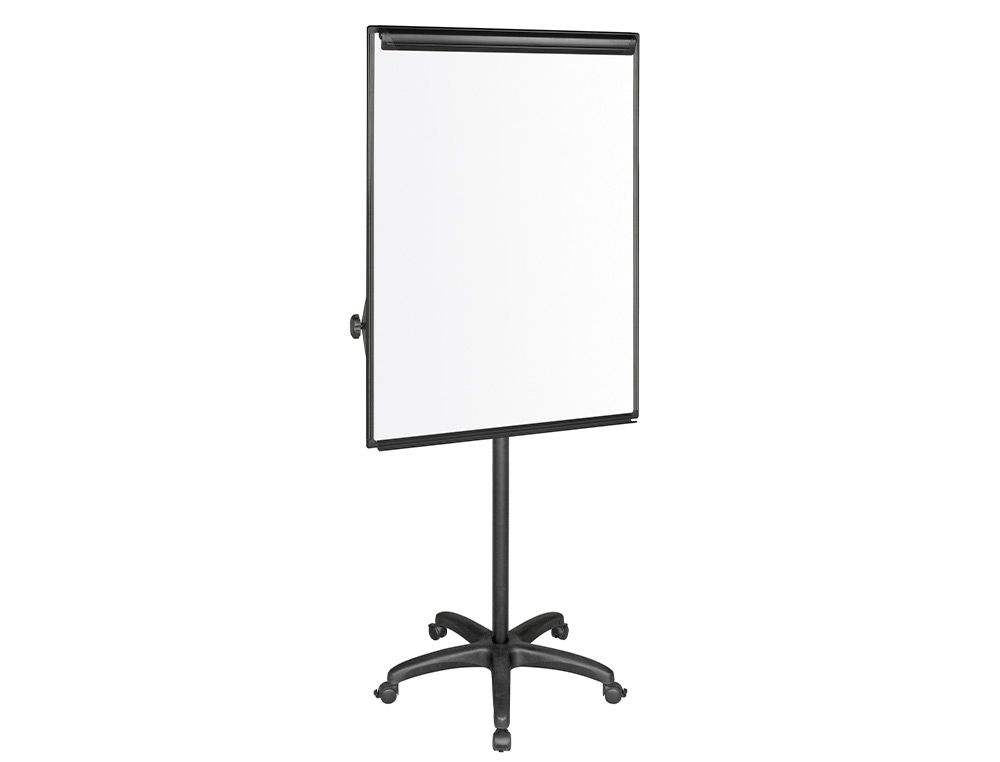 QUADRO BRANCO Q-CONNECT COM TRIPE MAGNETICO 103X70 CM COM RODAS