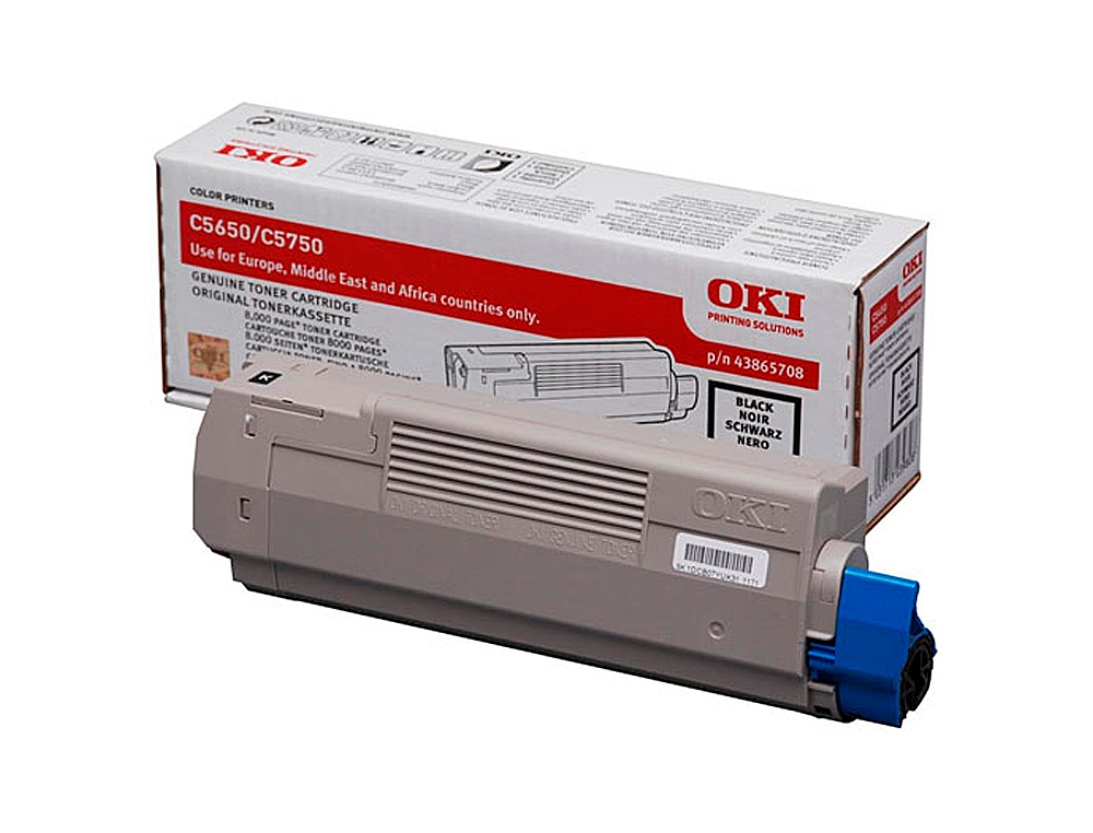 TONER OKI C5650/5750 PRETO 8000 PAG TYPE C14