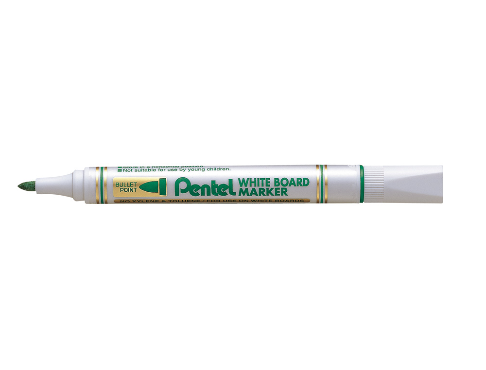 MARCADOR PENTEL MW85 QUADROS BRANCOS 4,2 MM VERDE