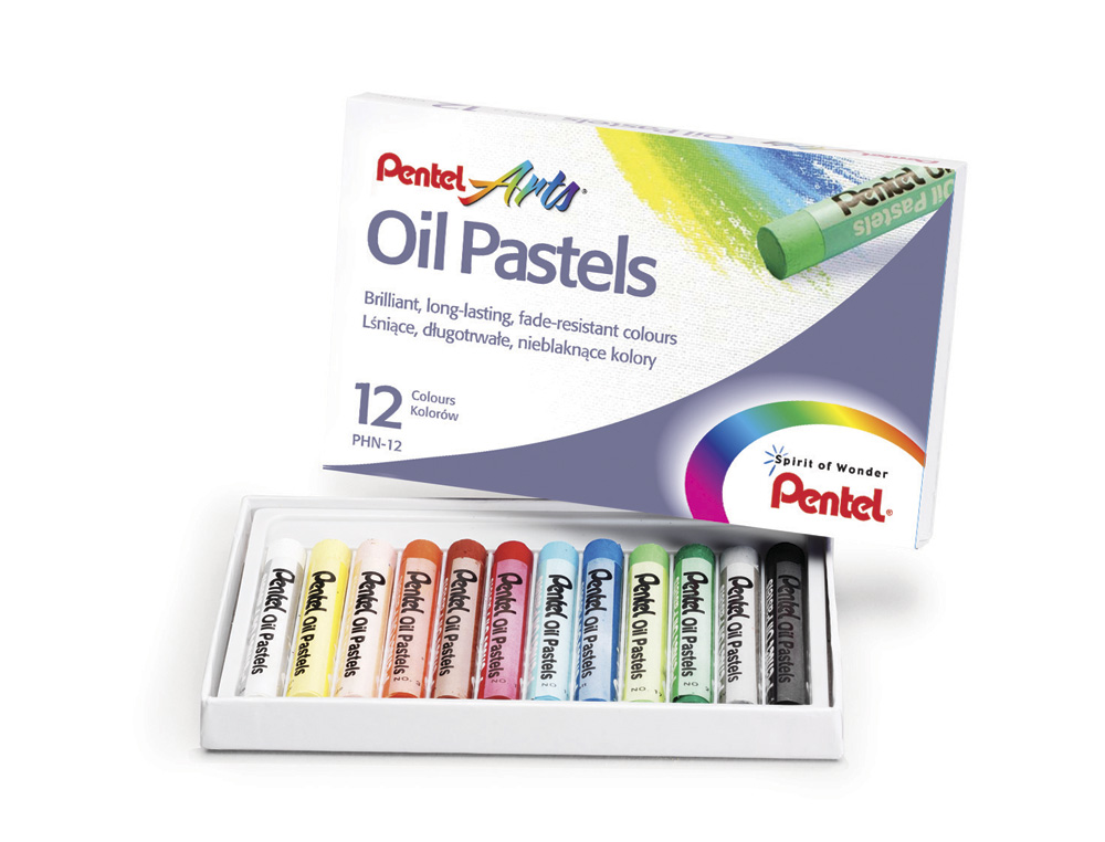 PASTEL DE OLEO PENTEL ARTS 12 CORES