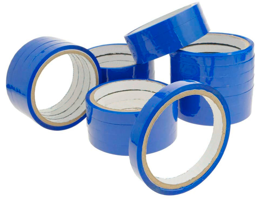 FITA ADESIVA Q-CONNECT 66M X 9MM AZUL PARA FECHAR SACOS
