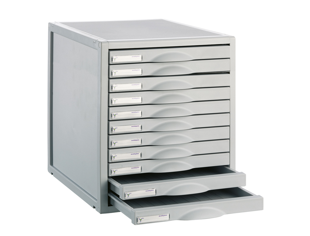 BLOCO CLASSIFICADOR 8211C 11 GAVETAS COR CINZA 356X316X362 MM