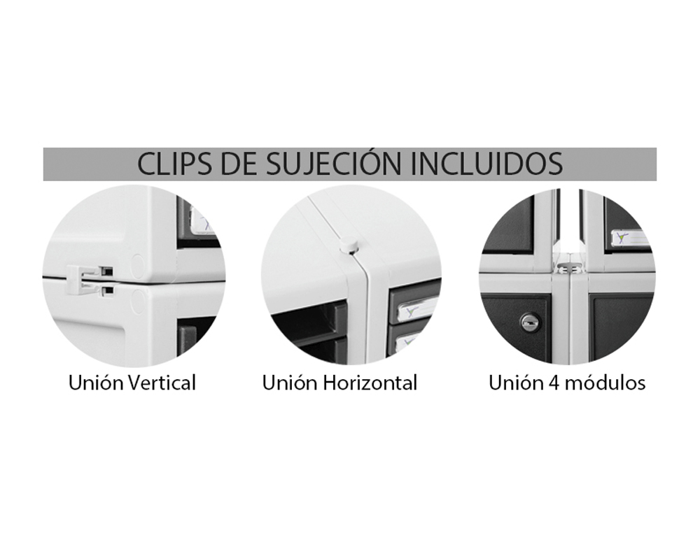 BLOCO CLASSIFICADOR 8211C 11 GAVETAS COR CINZA 356X316X362 MM