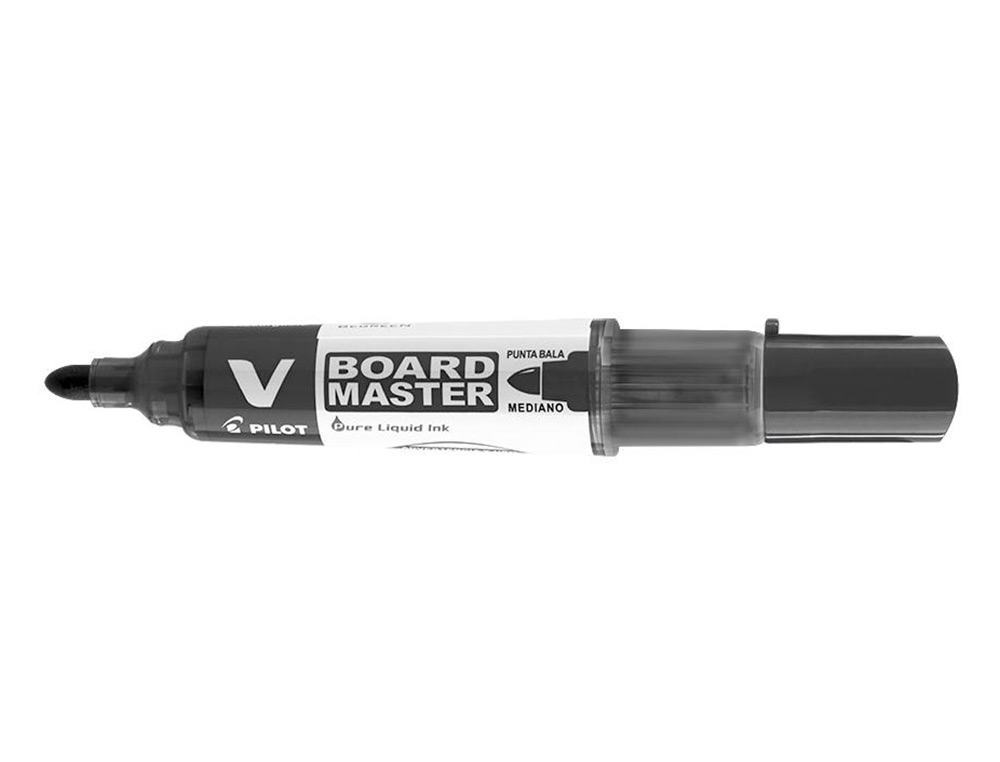MARCADOR PILOT V BOARD MASTER PARA QUADRO BRANCO PRETO TINTA LIQUIDA TRACO 2,3MM