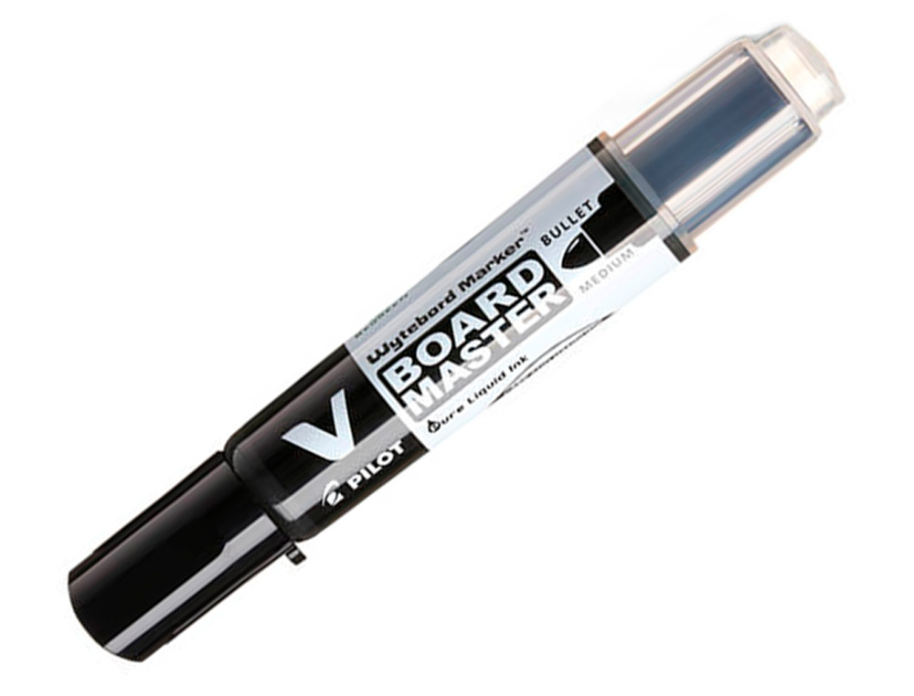 MARCADOR PILOT V BOARD MASTER PARA QUADRO BRANCO PRETO TINTA LIQUIDA TRACO 2,3MM