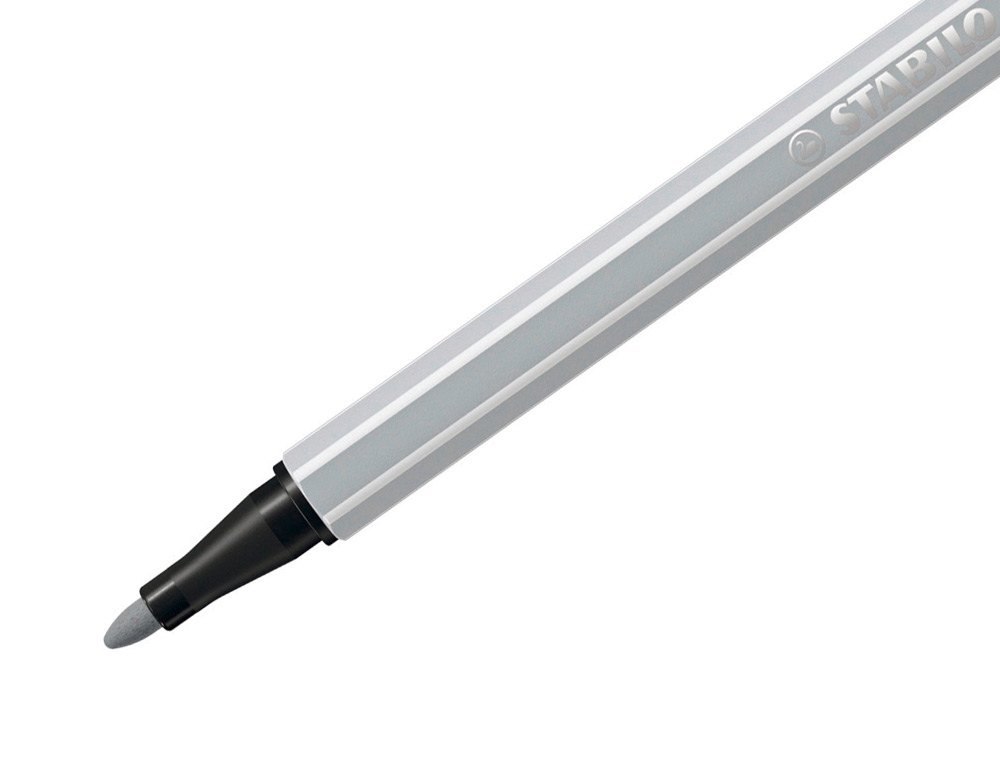 MARCADOR STABILO AGUARELAVEL PEN 68 CINZA AZULADO PALIDO 1 MM