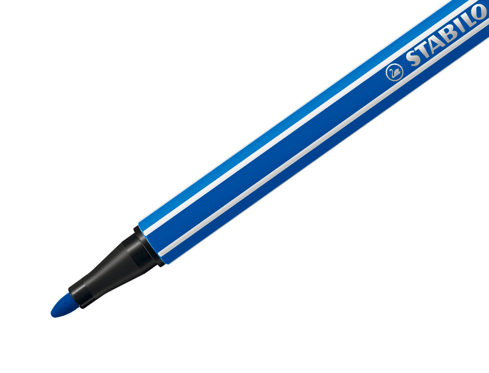 MARCADOR STABILO AGUARELAVEL PEN 68 AZUL ESCURO 1 MM