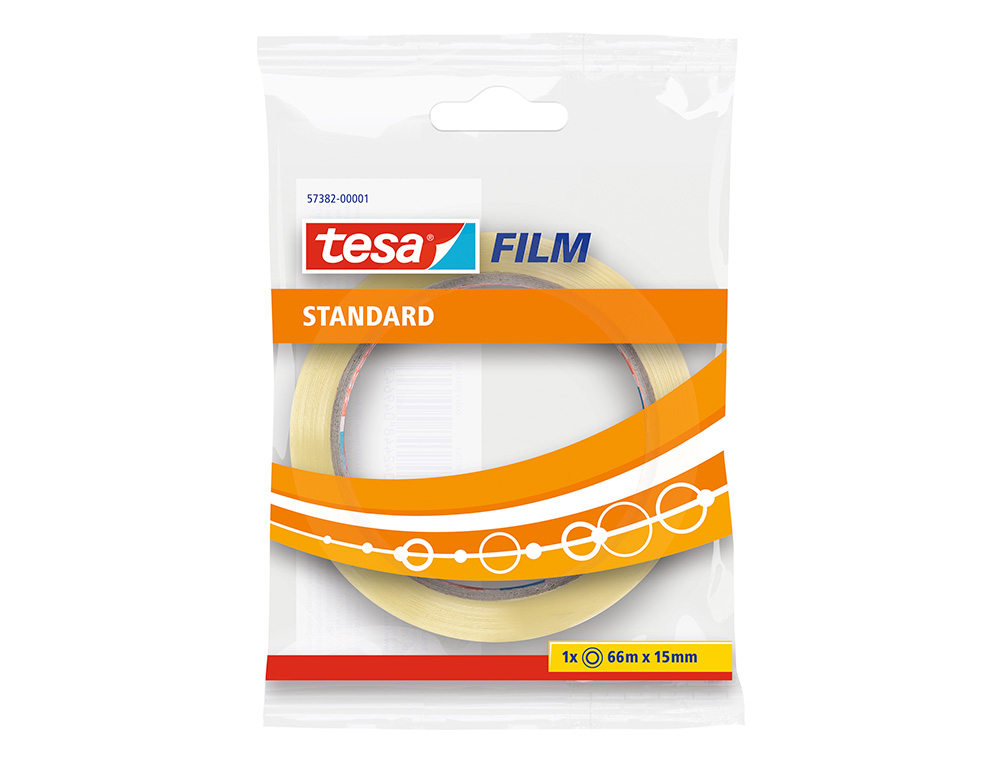 FITA ADESIVA TESA STANDAR 66 MT X 15 MM