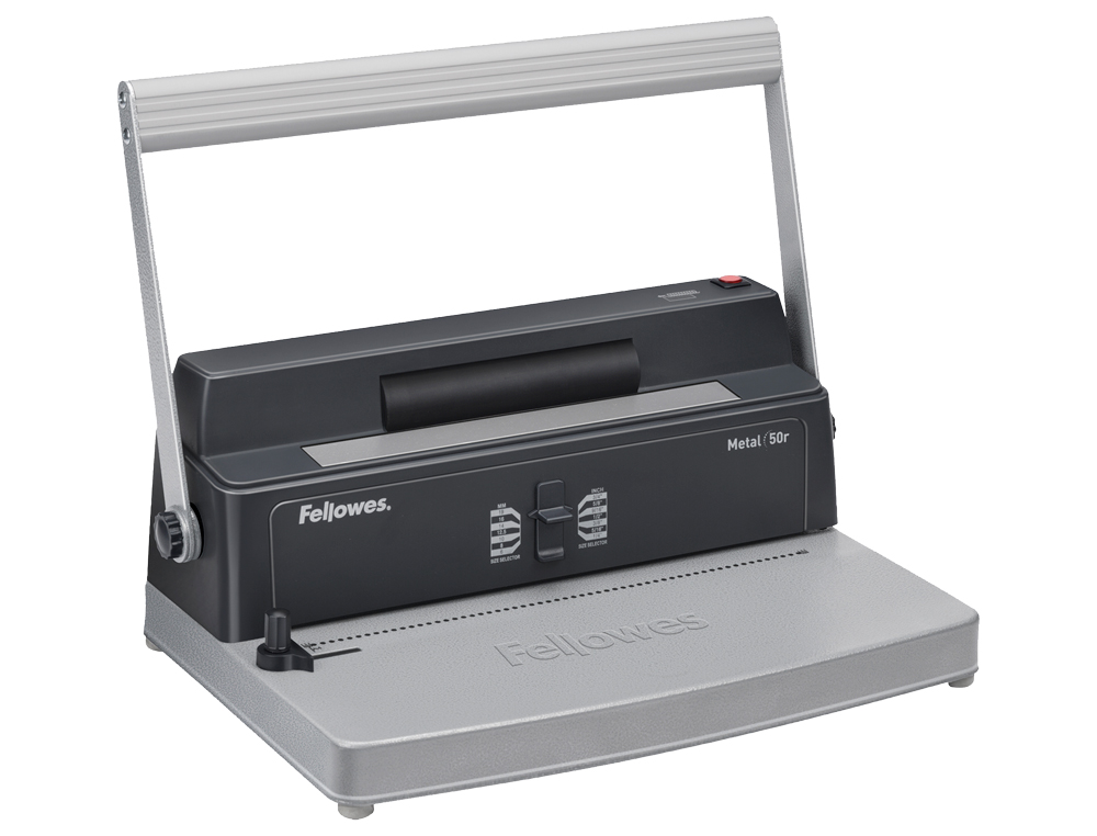 ENCADERNADORA FELLOWES PARA ESPIRAL METALICA PERFURA 12 FOLHAS FORMATO DIN A4 ENCADERNA ATE 450 FOLHAS INCLUI ALICATES D