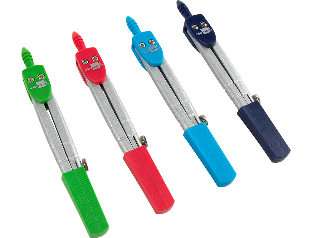 COMPASSO LIDERPAPEL MK-2 COM PEGA EXTRA SUAVE CORES SORTIDAS