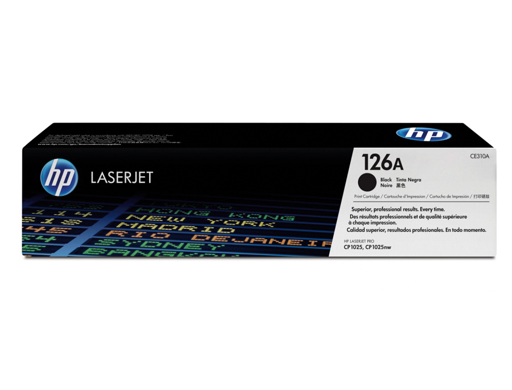 TONER HP LASERJET CP1025 MFP M175A CE310A PRETO -1200 PAG