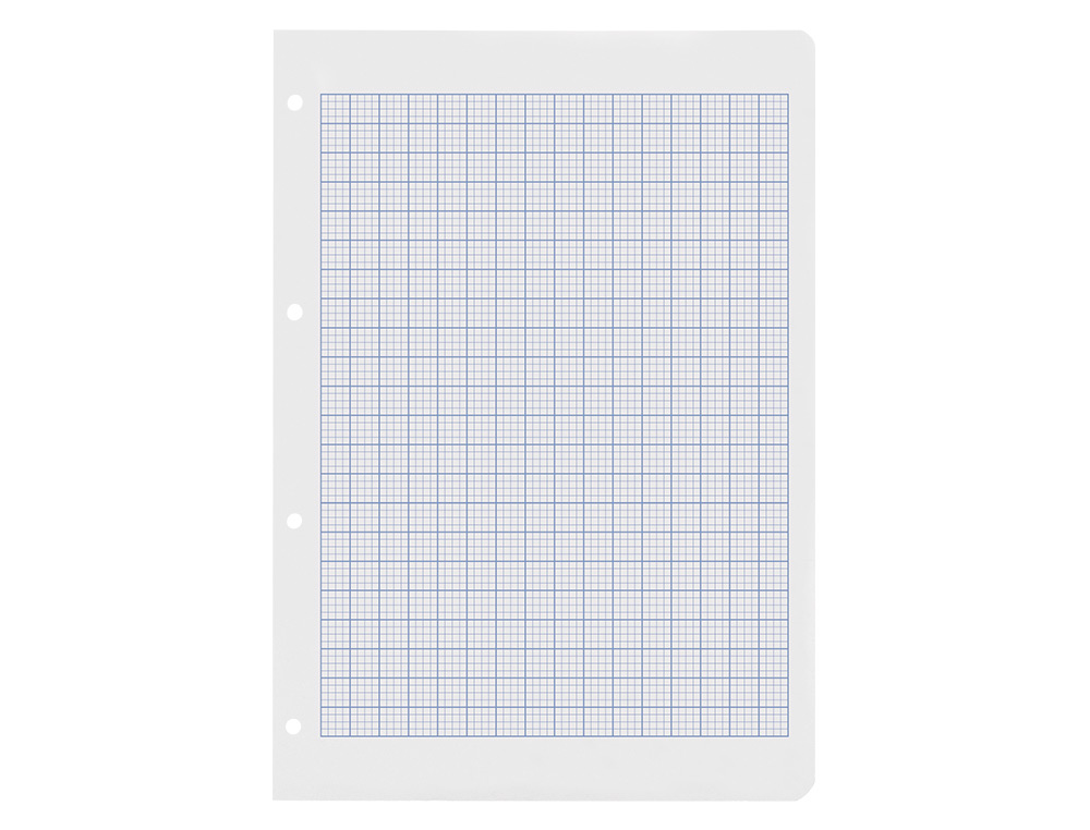 RECAMBIO LIDERPAPEL FOLIO 100 H. RAYADO Nº 46 4 TALADROS 60 GR.