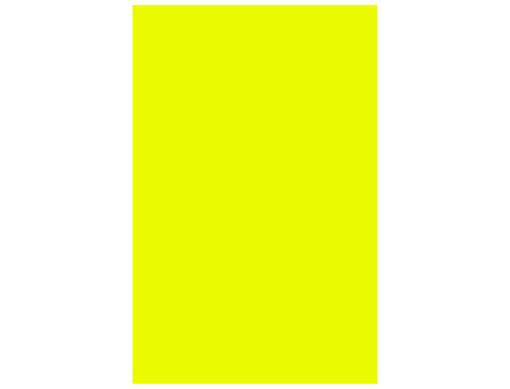 CARTOLINA GUARRO DIN A3 AMARELO FLUORESCENTE 250 GR PACK DE 50 FOLHAS