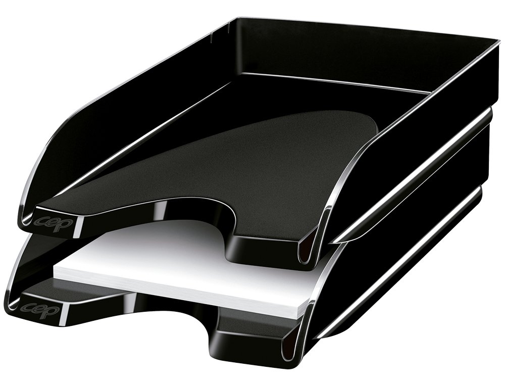 TABULEIRO DE SECRETARIA CEP PLASTICO PRETO GREEN SPRIRIT APAIDASA 351X260X69 MM