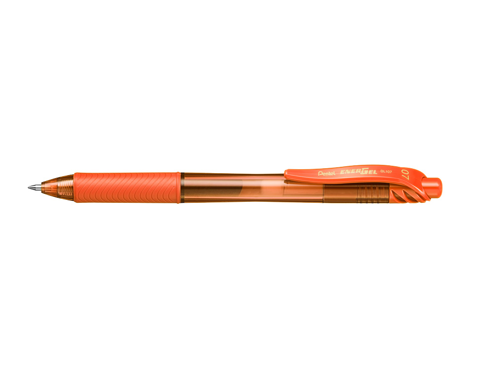 ROLLER PENTEL ENERGEL BL107 0,7MM LARANJA