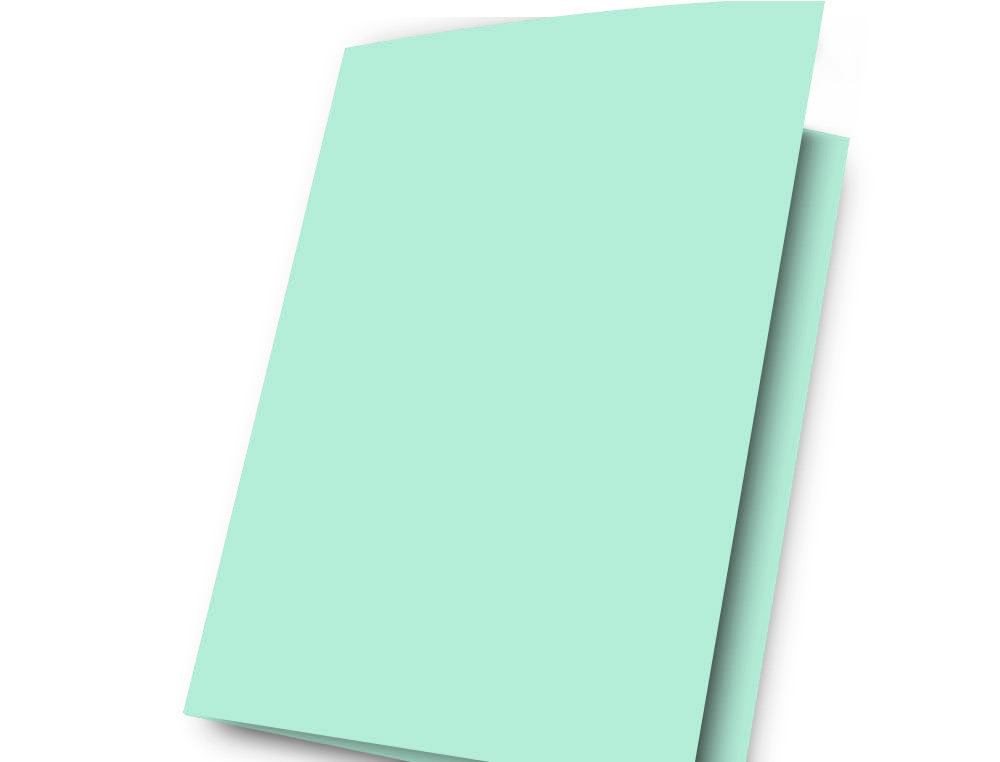 CLASSIFICADOR GIO CARTOLINA DIN A4 VERDE PASTEL 180 GR