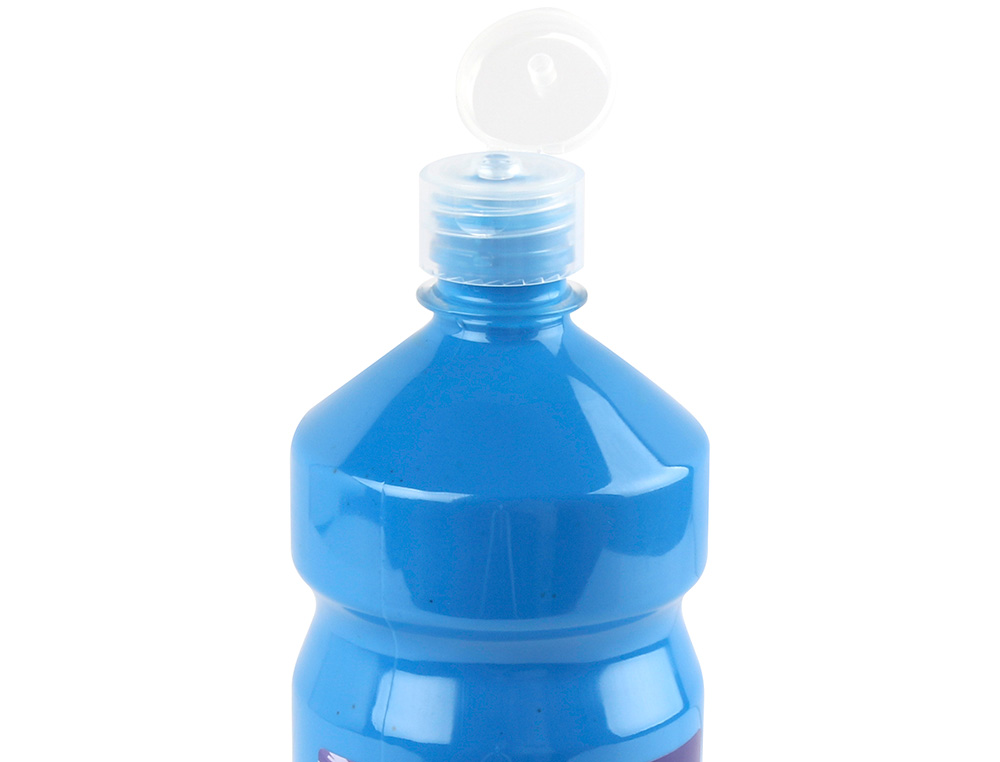 GUACHE ESCOLAR LIDERPAPEL 1000 ML AZUL CIAN