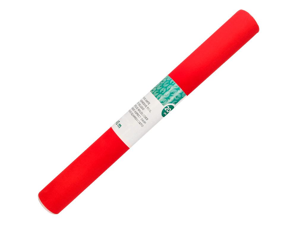 ROLO ADESIVO LIDERPAPEL VELUDO CORES SORTIDAS ROLO DE 0,45 X 2 MT