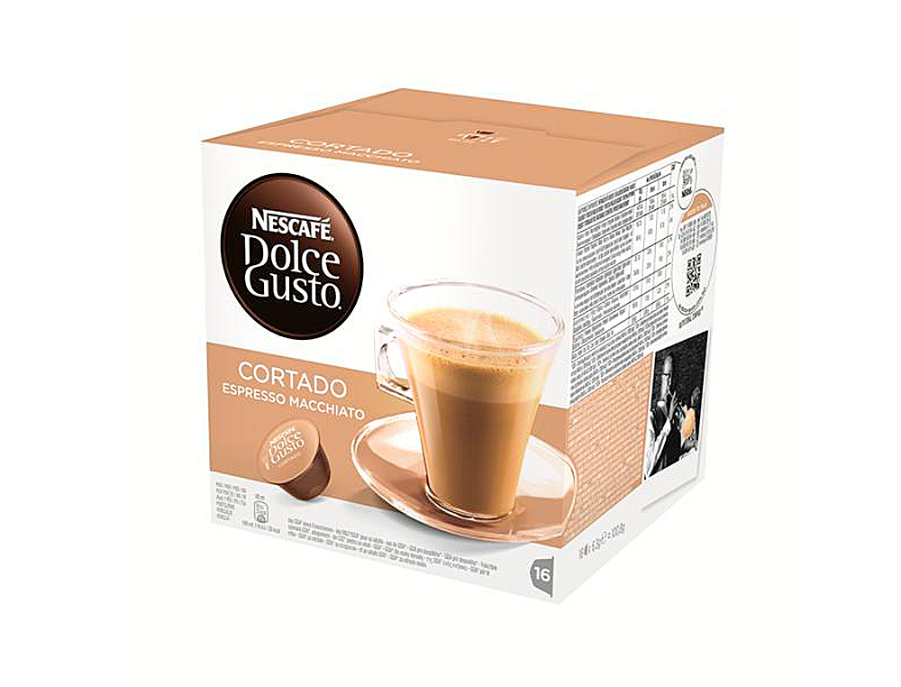 CAFE COM LEITE DOLCE GUSTO MONODOSIS CAIXA DE 16 UNIDADES
