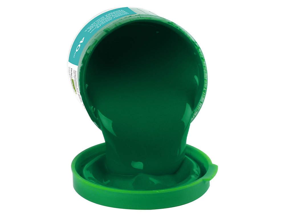 GUACHE LIDERPAPEL ESCOLAR 40 ML VERDE