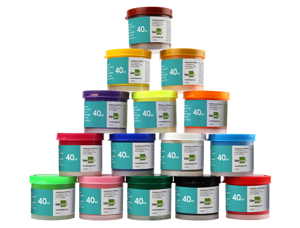 GUACHE LIDERPAPEL ESCOLAR 40 ML VERDE