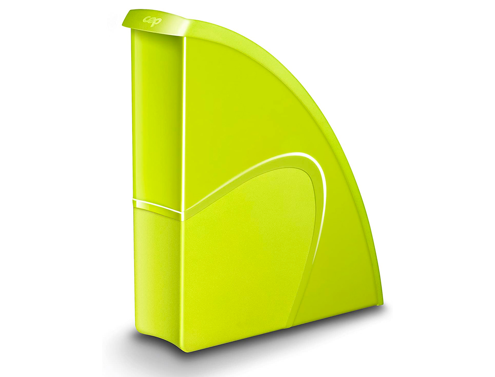 PORTA REVISTAS CEP PLASTICO USO VERTICAL / HORIZONTAL VERDE 85X270X310 MM