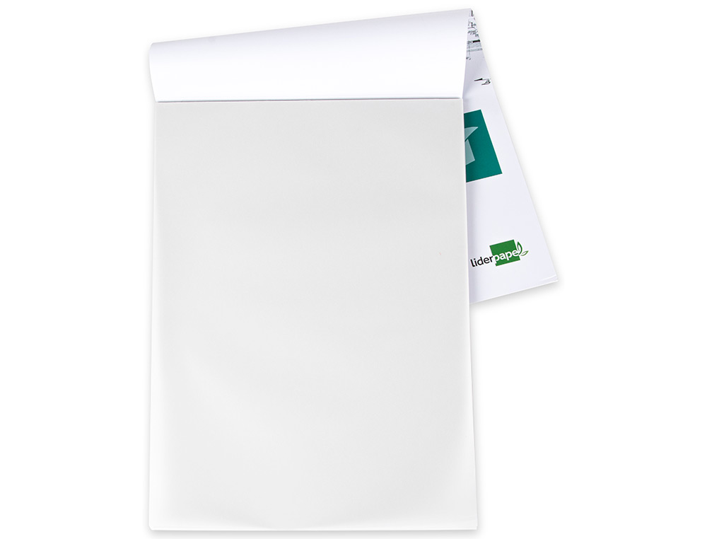BLOCO DE PAPEL VEGETAL LIDERPAPEL COLADO 297X420MM 50 FOLHAS 90 GR