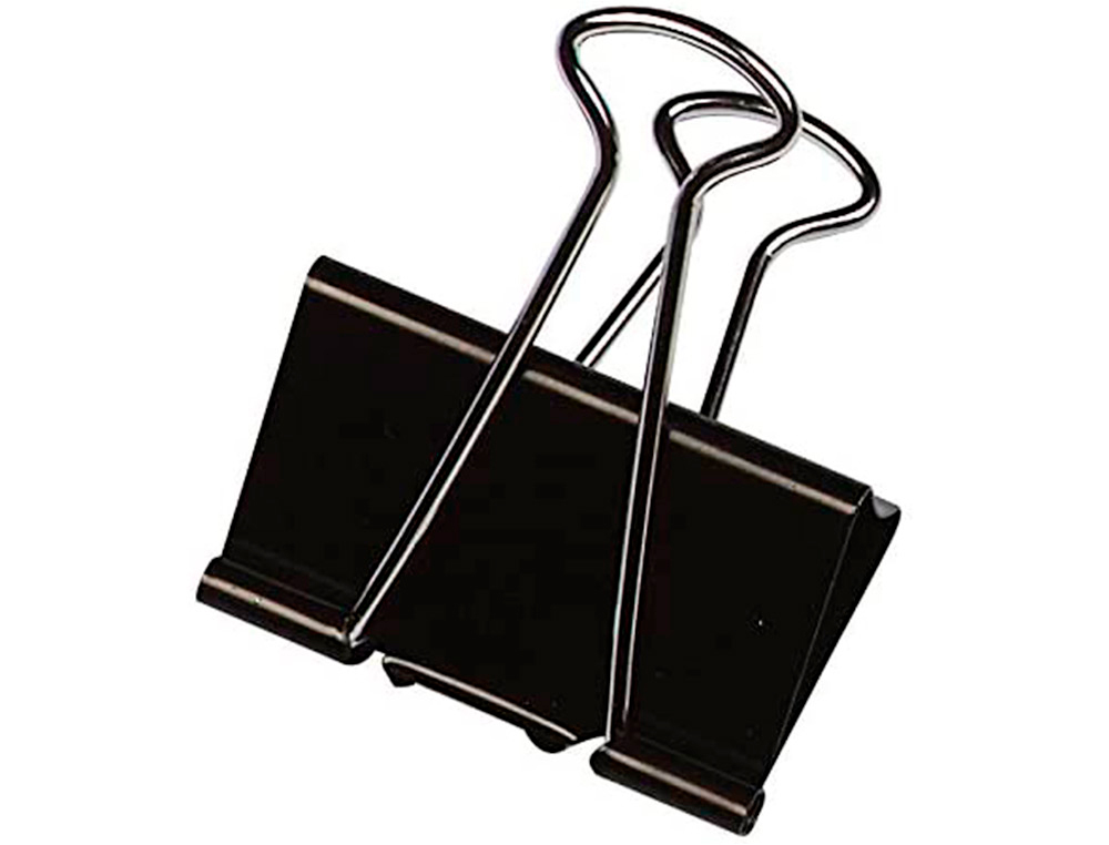 MOLA METALICA Q-CONNECT REVERSIVEL N.5 50 MM CAIXA DE 10 UNIDADES PRETO