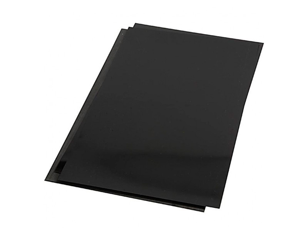 CAPA DE ENCADERNACAO Q-CONNECT PVC DIN A4 OPACA PRETA 180 MICRONS PACK DE 100 UNIDADES