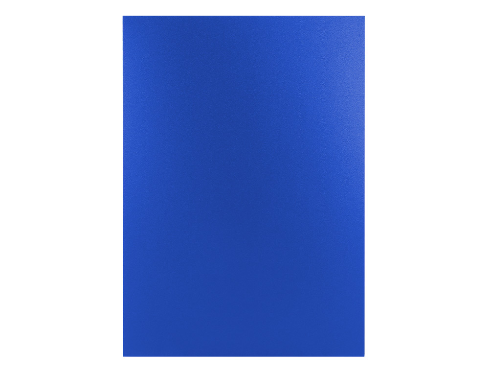 CAPA DE ENCADERNACAO LIDERPAPEL POLIPROPILENO DIN A4 0.8 MM AZUL PACK DE 50 UNIDADES