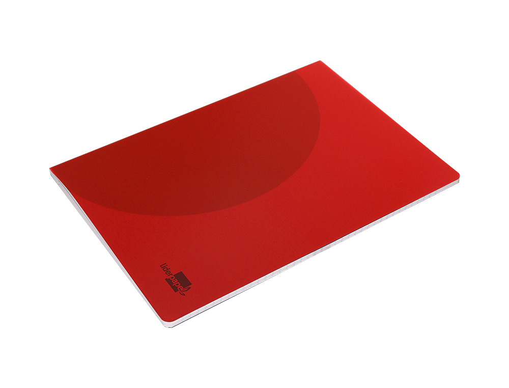 CADERNO AGRAFADO LIDERPAPEL 360 CAPA DE PLASTICO DIN A4 48 F 90 GR 5MM COM DUPLA MARGEM CORES SORTIDAS