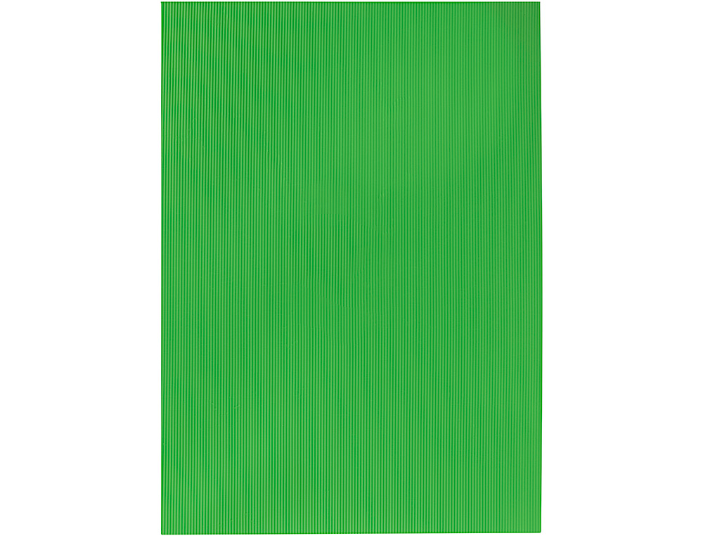 GOMA EVA ONDULADA LIDERPAPEL 50X70CM 2,2MM DE ESPESSURA VERDE