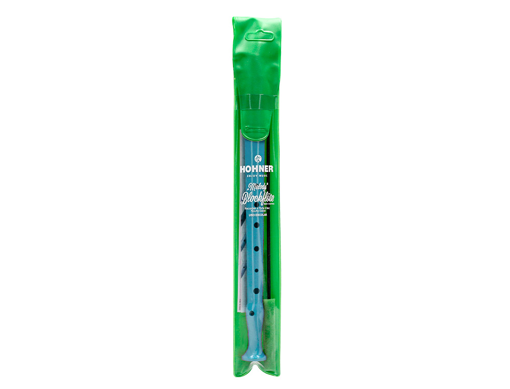 FLAUTA HOHNER 9508 COR CELESTE BOLSA VERDE E TRANSPARENTE