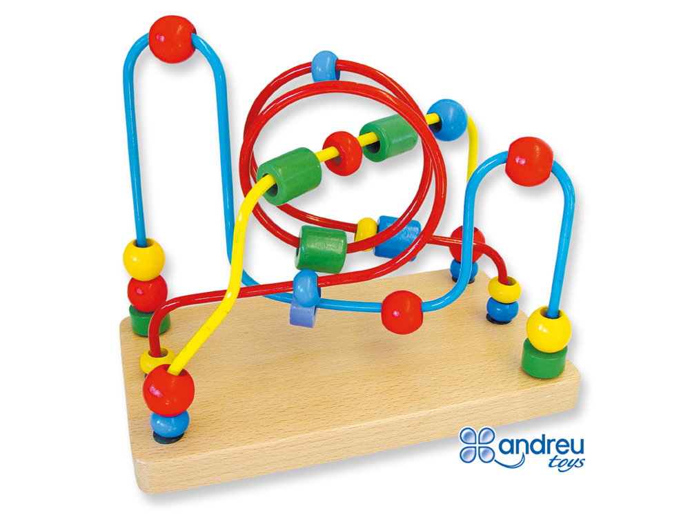 JOGO ANDREUTOYS LABIRINTO MANIPULACAO PARA PSICOMOTROCIDADE FINA 23X19X13 CM