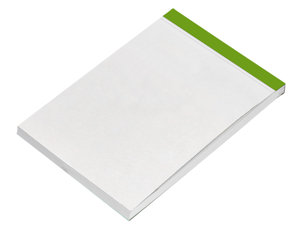 BLOCO DE APONTAMENTOS LIDERPAPEL LISO A7 80 FOLHAS 60G/M2 PERFURADO SEM CAPA