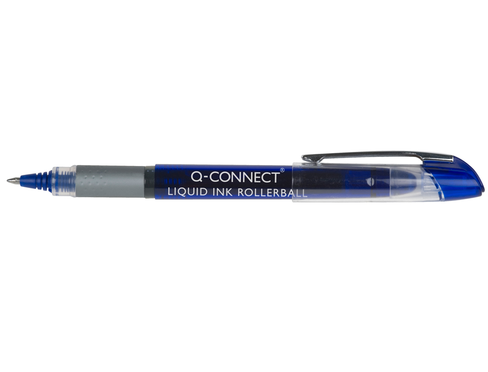 MARCADOR Q-CONNECT ROLLER BALL AZUL 0,7 MM