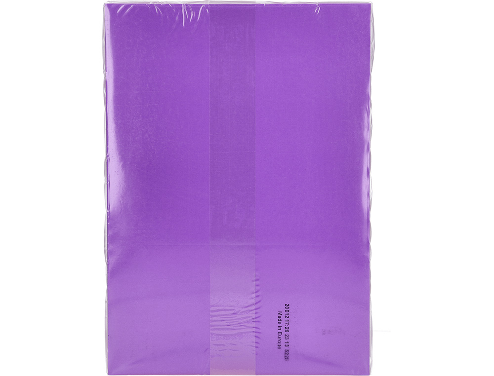 PAPEL DE COR Q-CONNECT DIN A4 80 GR LILAS EMBALAGEM DE 500 FOLHAS