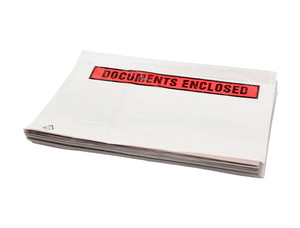 ENVELOPE AUTOADESIVO Q-CONNECT PORTA DOCUMENTOS MULTILINGUE 225X165 MM SEM JANELA PACK DE 100 UNIDADES