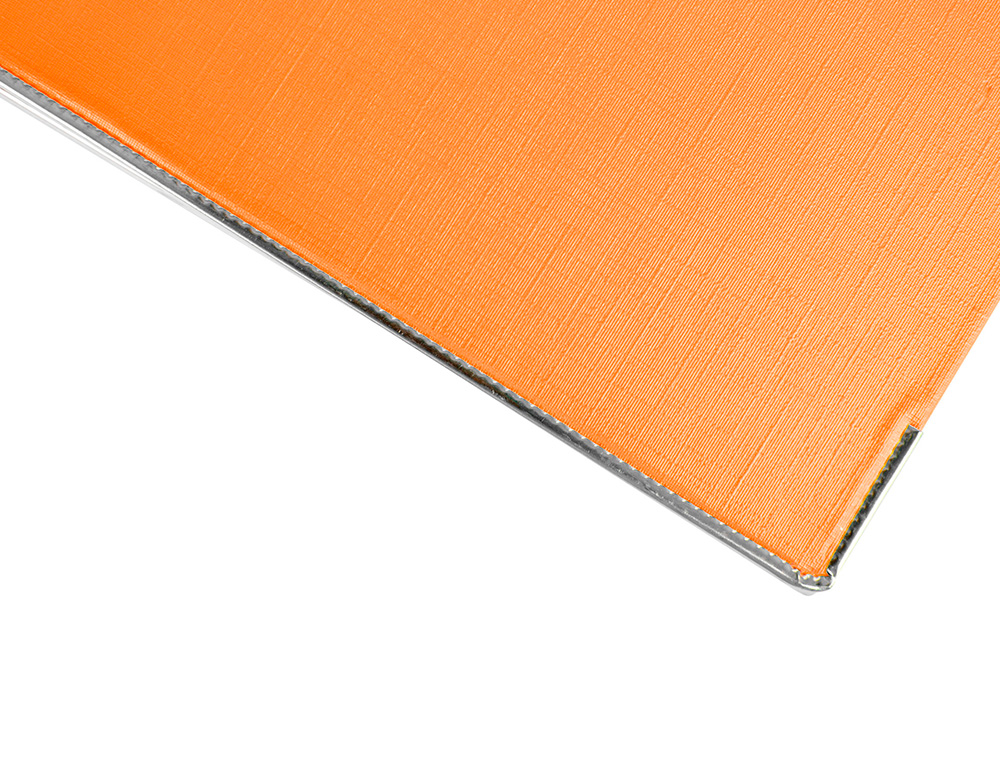 PASTA DE ARQUIVO DE ALAVANCA LIDERPAPEL DOCUMENTA PVC DIN A4 LOMBADA 75 MM LARANJA