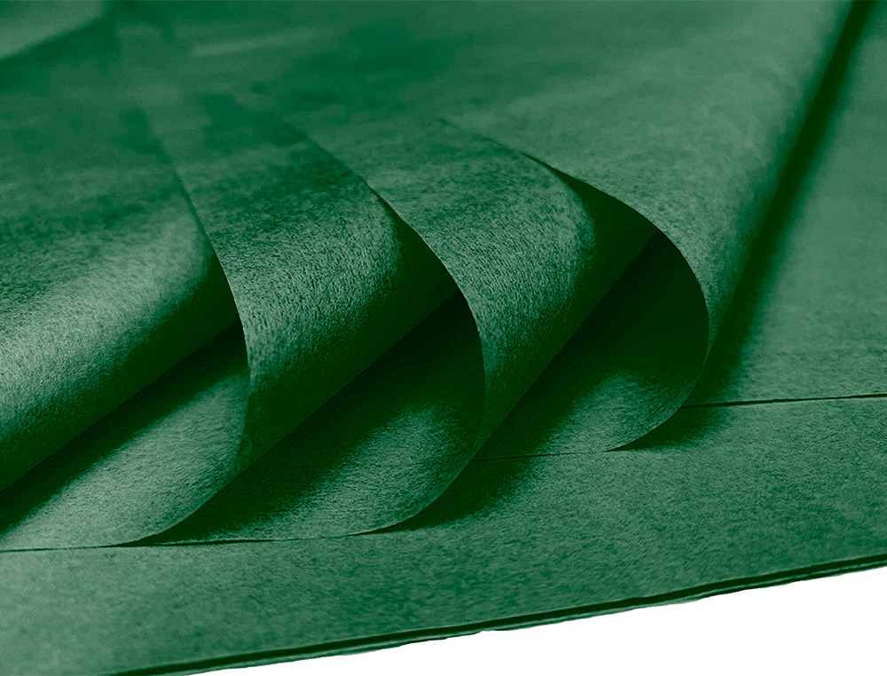 PAPEL SEDA LIDERPAPEL 52 X 76 CM 18 GR VERDE ESCURO