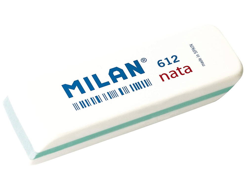 BORRACHA MILAN BRANCA NATA 612